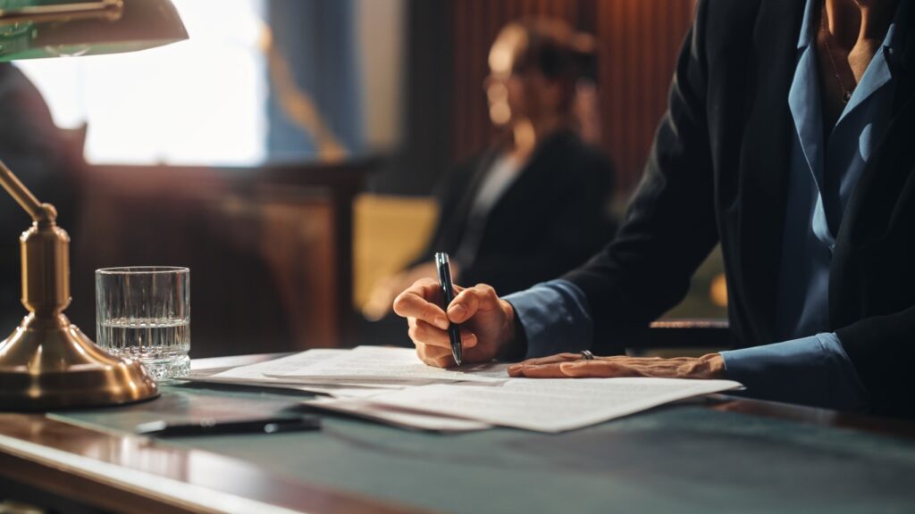 A will being contested in court